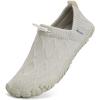 imageWateLves Barefoot Water Shoes Women Men Minimalist Comfortable Walking Shoes Beach Outdoor Running SneakersApricot