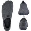 imageWateLves Barefoot Water Shoes Women Men Minimalist Comfortable Walking Shoes Beach Outdoor Running SneakersDark Grey