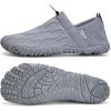 imageWateLves Barefoot Water Shoes Women Men Minimalist Comfortable Walking Shoes Beach Outdoor Running SneakersGrey
