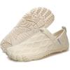 imageWateLves Barefoot Water Shoes Women Men Minimalist Comfortable Walking Shoes Beach Outdoor Running SneakersIvory