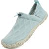 imageWateLves Barefoot Water Shoes Women Men Minimalist Comfortable Walking Shoes Beach Outdoor Running SneakersLight Blue