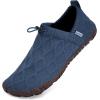 imageWateLves Barefoot Water Shoes Women Men Minimalist Comfortable Walking Shoes Beach Outdoor Running SneakersMalad Blue