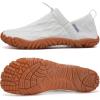 imageWateLves Barefoot Water Shoes Women Men Minimalist Comfortable Walking Shoes Beach Outdoor Running SneakersWhite