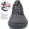 imageWateLves Wide Water Shoes Womens Mens Barefoot Beach Shoes Breathable Mesh Walking Sneakers Zero Drop Minimalist Shoes146Dark Gray