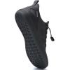 imageWateLves Wide Water Shoes Womens Mens Barefoot Beach Shoes Breathable Mesh Walking Sneakers Zero Drop Minimalist Shoes146Dark Gray