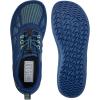 imageWateLves Wide Water Shoes Womens Mens Barefoot Beach Shoes Breathable Mesh Walking Sneakers Zero Drop Minimalist Shoes146Navy Green