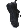 imageWateLves Wide Water Shoes Womens Mens Barefoot Beach Shoes Breathable Mesh Walking Sneakers Zero Drop Minimalist Shoes147Black