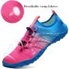 imageWateLves Wide Water Shoes Womens Mens Barefoot Beach Shoes Breathable Mesh Walking Sneakers Zero Drop Minimalist ShoesV018Blue Pink