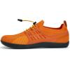 imageWateLves Wide Water Shoes Womens Mens Barefoot Zero Drop Shoes Beach Walking SneakersOrange