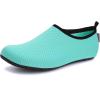 imageWateLves Womens and Mens Kids Water Shoes Barefoot QuickDry Aqua Socks for Beach Swim Surf Yoga Exercise175green
