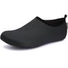 imageWateLves Womens and Mens Kids Water Shoes Barefoot QuickDry Aqua Socks for Beach Swim Surf Yoga Exercise253black