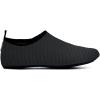 imageWateLves Womens and Mens Kids Water Shoes Barefoot QuickDry Aqua Socks for Beach Swim Surf Yoga Exercise254black