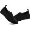 imageWateLves Womens and Mens Kids Water Shoes Barefoot QuickDry Aqua Socks for Beach Swim Surf Yoga ExerciseAlxyblack