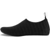 imageWateLves Womens and Mens Kids Water Shoes Barefoot QuickDry Aqua Socks for Beach Swim Surf Yoga ExerciseAlxyblack