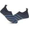 imageWateLves Womens and Mens Kids Water Shoes Barefoot QuickDry Aqua Socks for Beach Swim Surf Yoga ExerciseAmerican Flag