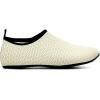 imageWateLves Womens and Mens Kids Water Shoes Barefoot QuickDry Aqua Socks for Beach Swim Surf Yoga ExerciseBeige