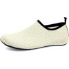 imageWateLves Womens and Mens Kids Water Shoes Barefoot QuickDry Aqua Socks for Beach Swim Surf Yoga ExerciseBeige