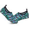 imageWateLves Womens and Mens Kids Water Shoes Barefoot QuickDry Aqua Socks for Beach Swim Surf Yoga ExerciseBlack Fishscale