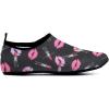 imageWateLves Womens and Mens Kids Water Shoes Barefoot QuickDry Aqua Socks for Beach Swim Surf Yoga ExerciseBlack Lipstick