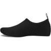 imageWateLves Womens and Mens Kids Water Shoes Barefoot QuickDry Aqua Socks for Beach Swim Surf Yoga ExerciseBlackDots