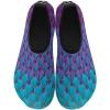 imageWateLves Womens and Mens Kids Water Shoes Barefoot QuickDry Aqua Socks for Beach Swim Surf Yoga ExerciseBlue Fishscale