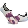 imageWateLves Womens and Mens Kids Water Shoes Barefoot QuickDry Aqua Socks for Beach Swim Surf Yoga ExerciseCoconut Tree