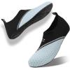imageWateLves Womens and Mens Kids Water Shoes Barefoot QuickDry Aqua Socks for Beach Swim Surf Yoga ExerciseDlight Blue
