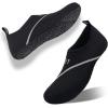 imageWateLves Womens and Mens Kids Water Shoes Barefoot QuickDry Aqua Socks for Beach Swim Surf Yoga ExerciseDxbblack