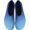 imageWateLves Womens and Mens Kids Water Shoes Barefoot QuickDry Aqua Socks for Beach Swim Surf Yoga ExerciseGradient Blue