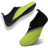 imageWateLves Womens and Mens Kids Water Shoes Barefoot QuickDry Aqua Socks for Beach Swim Surf Yoga ExerciseGreen Net