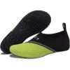imageWateLves Womens and Mens Kids Water Shoes Barefoot QuickDry Aqua Socks for Beach Swim Surf Yoga ExerciseGreen Net