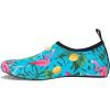imageWateLves Womens and Mens Kids Water Shoes Barefoot QuickDry Aqua Socks for Beach Swim Surf Yoga ExercisePineapple