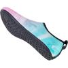 imageWateLves Womens and Mens Kids Water Shoes Barefoot QuickDry Aqua Socks for Beach Swim Surf Yoga ExercisePinkGreen