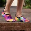 imageWateLves Womens and Mens Kids Water Shoes Barefoot QuickDry Aqua Socks for Beach Swim Surf Yoga ExerciseSunset