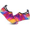 imageWateLves Womens and Mens Kids Water Shoes Barefoot QuickDry Aqua Socks for Beach Swim Surf Yoga ExerciseSunset