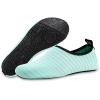 imageWateLves Womens and Mens Kids Water Shoes Barefoot QuickDry Aqua Socks for Beach Swim Surf Yoga ExerciseTwgreen