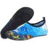 imageWateLves Womens and Mens Kids Water Shoes Barefoot QuickDry Aqua Socks for Beach Swim Surf Yoga ExerciseUndersea Shark