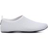 imageWateLves Womens and Mens Kids Water Shoes Barefoot QuickDry Aqua Socks for Beach Swim Surf Yoga ExerciseWhite