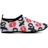 imageWateLves Womens and Mens Kids Water Shoes Barefoot QuickDry Aqua Socks for Beach Swim Surf Yoga ExerciseWhite Lipstick