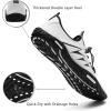 imageWater Shoes Mens Womens Beach Swim Shoes QuickDry Aqua Socks Pool Shoes for Surf Yoga Water AerobicsAWhite