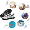 imageWater Shoes Mens Womens Beach Swim Shoes QuickDry Aqua Socks Pool Shoes for Surf Yoga Water AerobicsAWhite