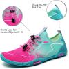 imageWater Shoes Mens Womens Beach Swim Shoes QuickDry Aqua Socks Pool Shoes for Surf Yoga Water AerobicsBRoseGreen