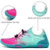 imageWater Shoes Mens Womens Beach Swim Shoes QuickDry Aqua Socks Pool Shoes for Surf Yoga Water AerobicsBRoseGreen
