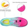 imageWater Shoes Mens Womens Beach Swim Shoes QuickDry Aqua Socks Pool Shoes for Surf Yoga Water AerobicsBRoseGreen