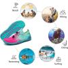 imageWater Shoes Mens Womens Beach Swim Shoes QuickDry Aqua Socks Pool Shoes for Surf Yoga Water AerobicsBRoseGreen