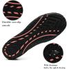 imageWater Shoes Mens Womens Beach Swim Shoes QuickDry Aqua Socks Pool Shoes for Surf Yoga Water AerobicsLblack Orange