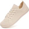 imageWateLves Mens Womens Water Shoes WideToe Breathable Comfortable Quick Dry Minimalist Barefoot ShoesAbeige