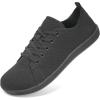 imageWateLves Mens Womens Water Shoes WideToe Breathable Comfortable Quick Dry Minimalist Barefoot ShoesAblack