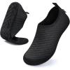 imageWateLves Womens and Mens Kids Water Shoes Barefoot QuickDry Aqua Socks for Beach Swim Surf Yoga Exercise254black
