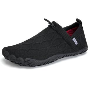 imageWateLves Barefoot Water Shoes Women Men Minimalist Comfortable Walking Shoes Beach Outdoor Running SneakersBlack